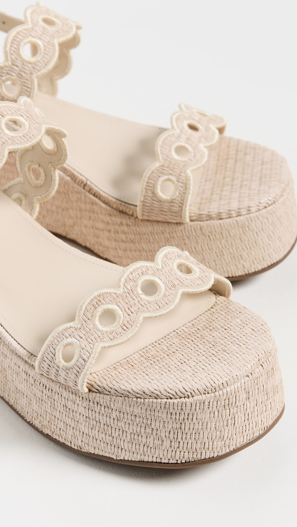 Larroudé Florence Broderie Flatforms Florence Broderie Flatforms