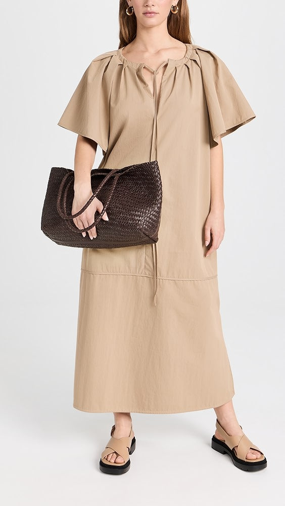 Sac fourre-tout tissé Madewell Transport Early Weekender