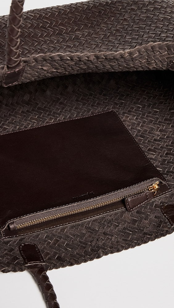 Sac fourre-tout tissé Madewell Transport Early Weekender