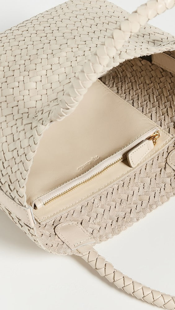 Petit sac fourre-tout tissé à la main Madewell