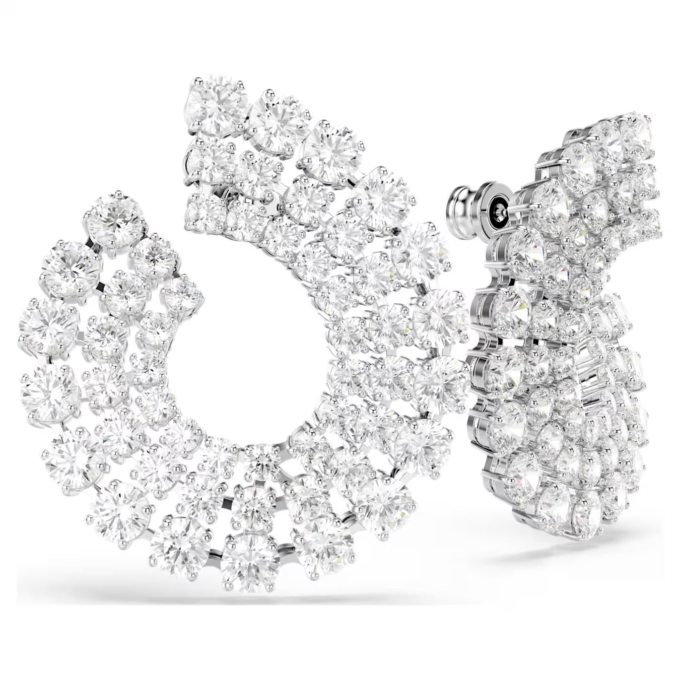 Boucles d'oreilles créoles SWAROVSKI Matrix