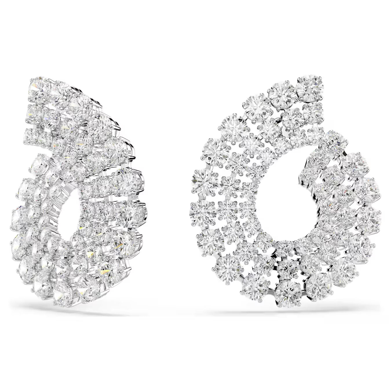 Boucles d'oreilles créoles SWAROVSKI Matrix