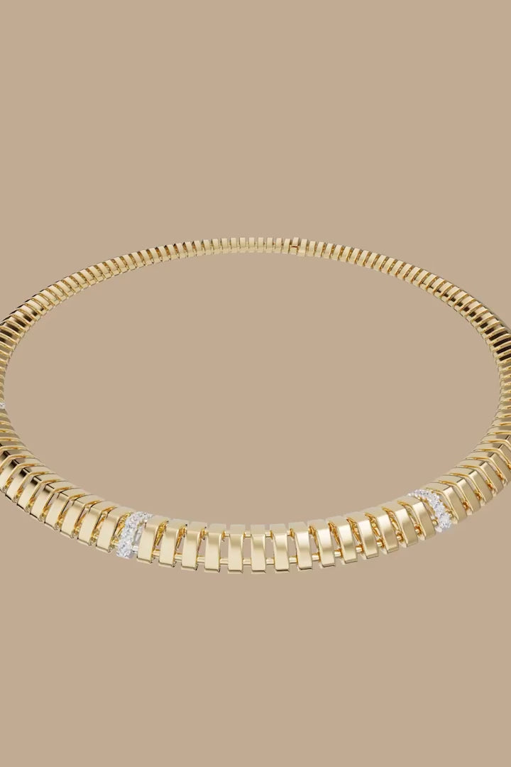 Collier ras du cou APM Monaco en rayonne de soleil