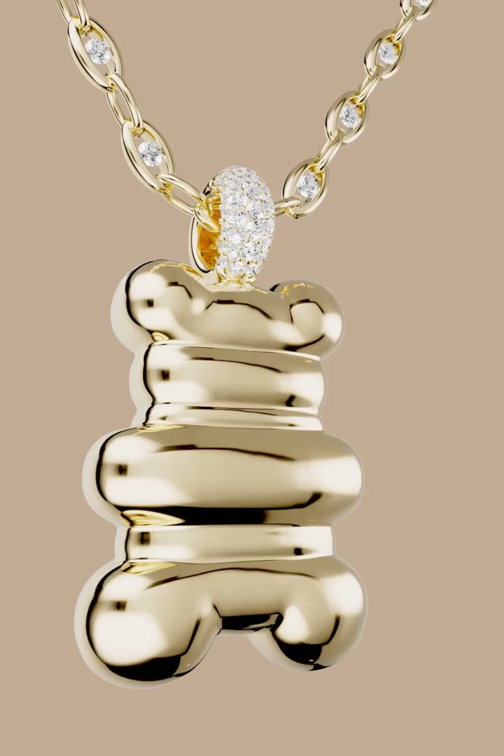 Collier chaîne XL Loulou Yummy Bear d'APM Monaco