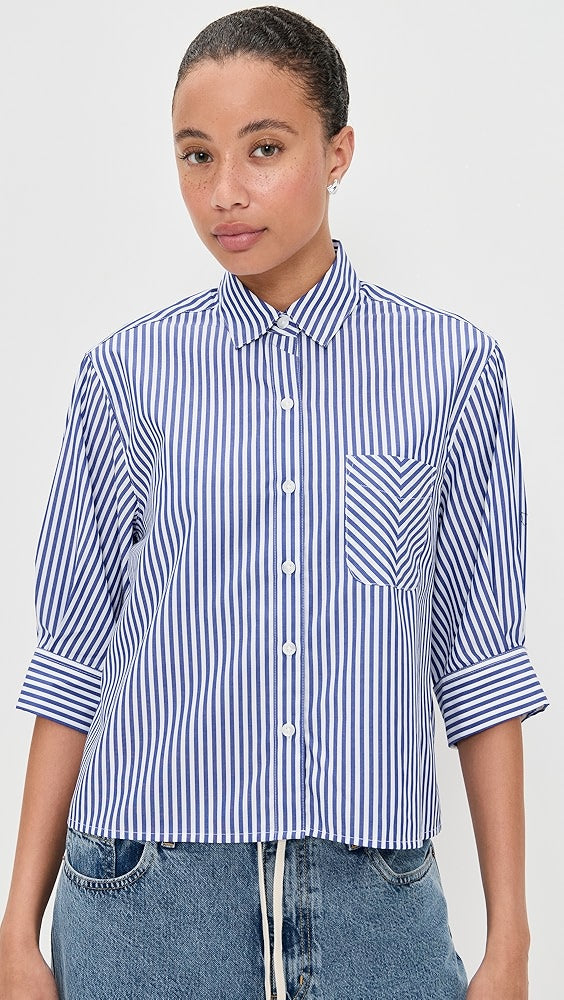 rag &amp; bone Lucia Stripe Poplin