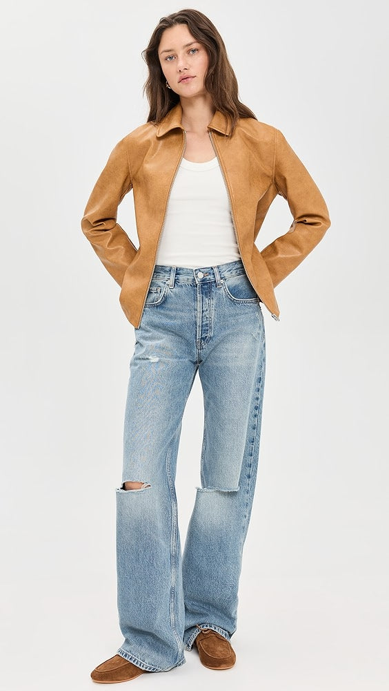 rag &amp; bone Jordie Faux Leather Jacket
