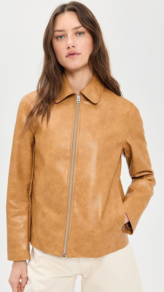 rag &amp; bone Jordie Faux Leather Jacket