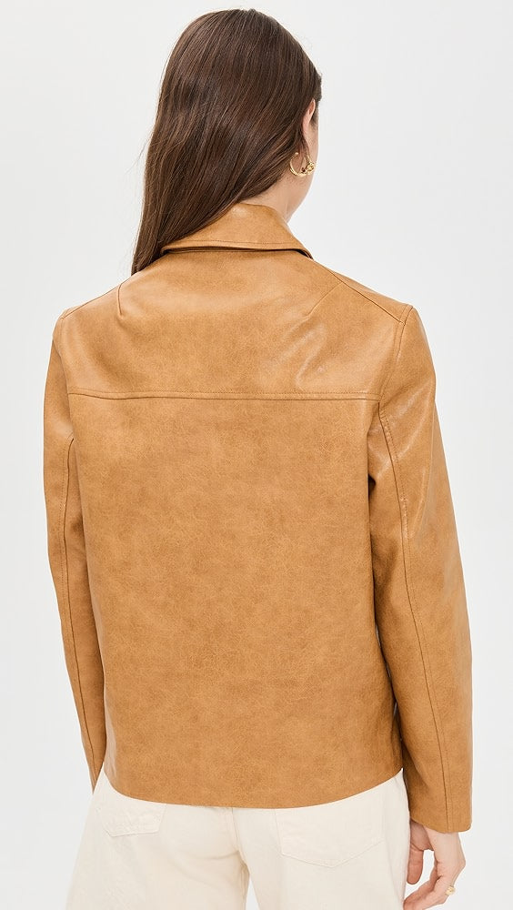 rag &amp; bone Jordie Faux Leather Jacket