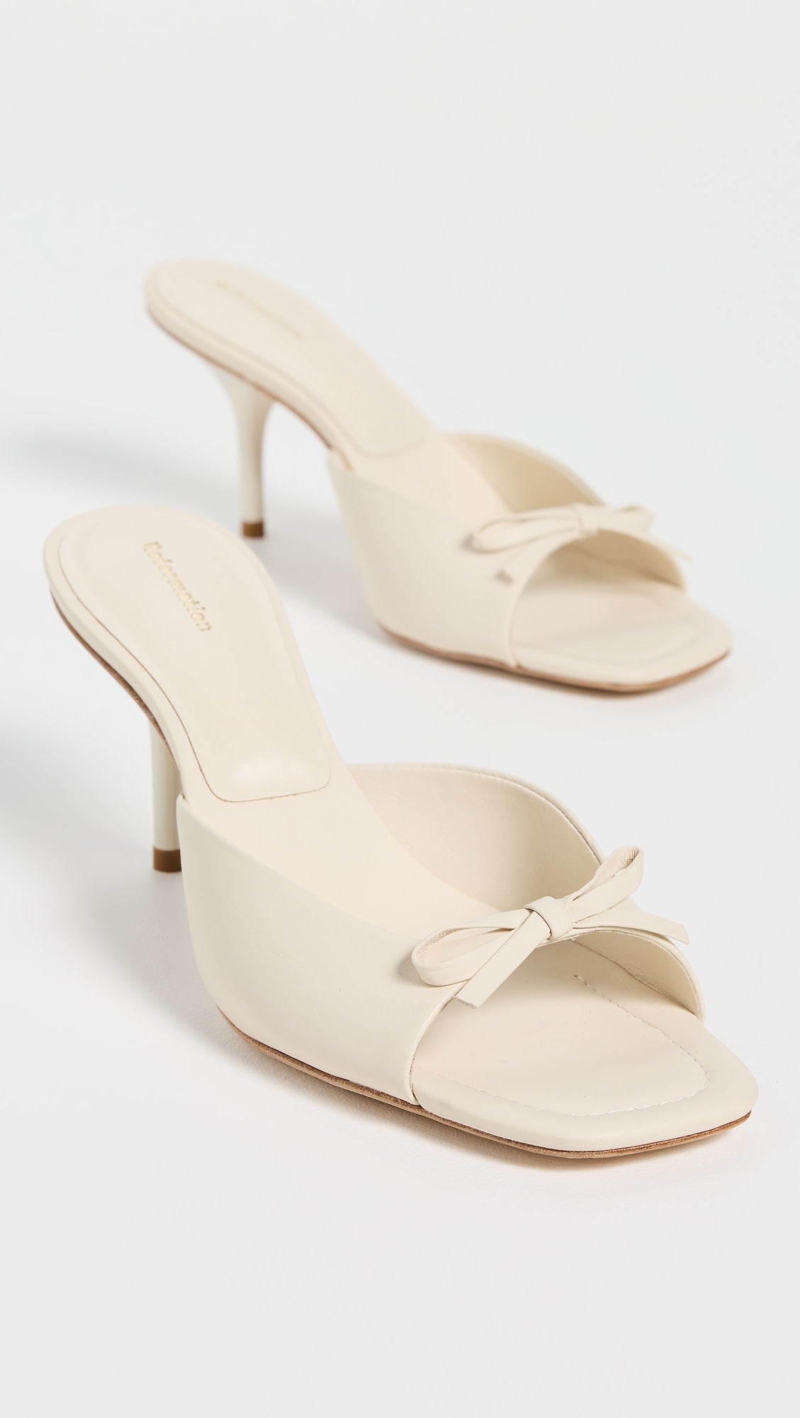 Reformation Clementine Heeled Mule Sandals Clementine Heeled Mule Sandals