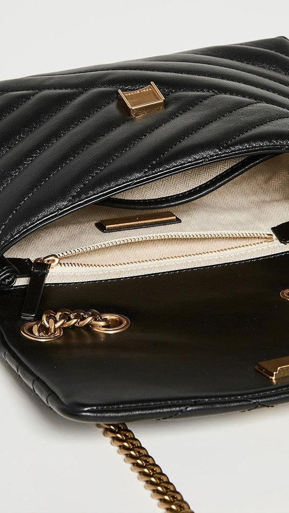 Petit sac bandoulière convertible Kira Chevron de Tory Burch