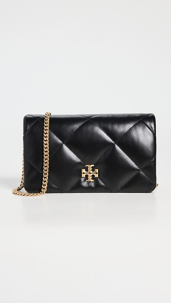 Portefeuille à chaîne Kira Diamond Quilt de Tory Burch