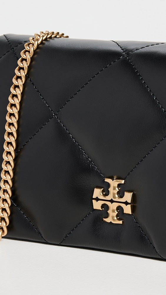 Portefeuille à chaîne Kira Diamond Quilt de Tory Burch