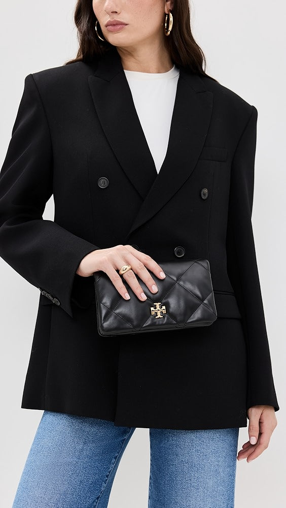 Portefeuille à chaîne Kira Diamond Quilt de Tory Burch