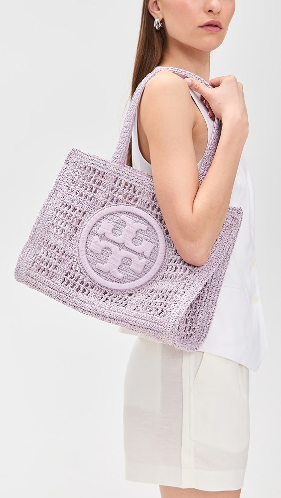 Petit sac fourre-tout crocheté à la main Ella de Tory Burch