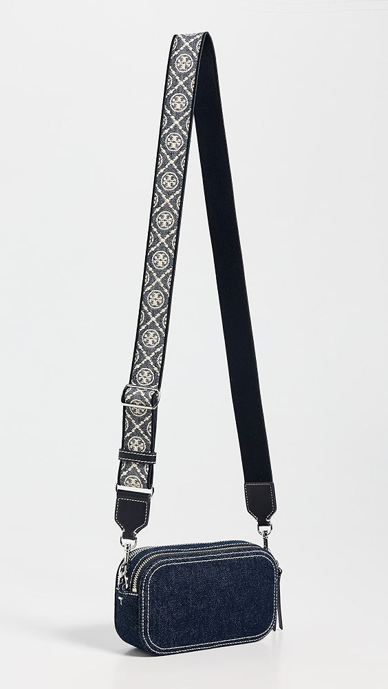 Mini sac bandoulière Miller en denim de Tory Burch