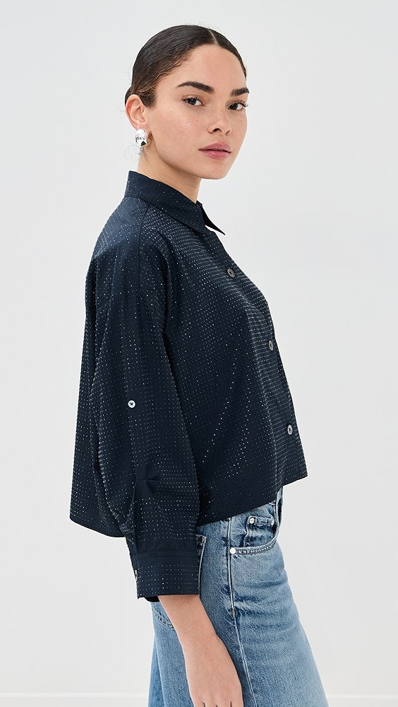 TWP Next Ex Buttondown with Crystals
