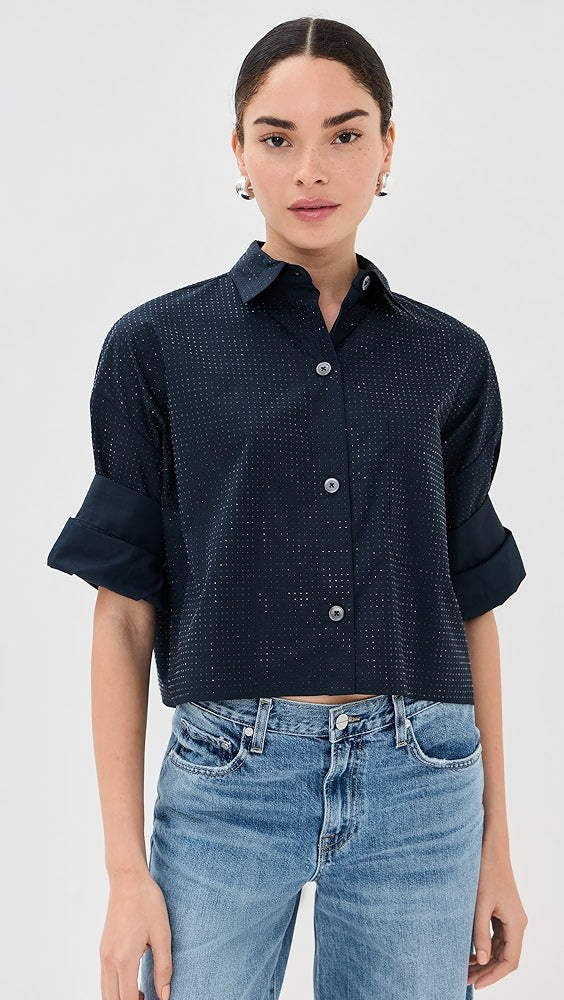 TWP Next Ex Buttondown with Crystals