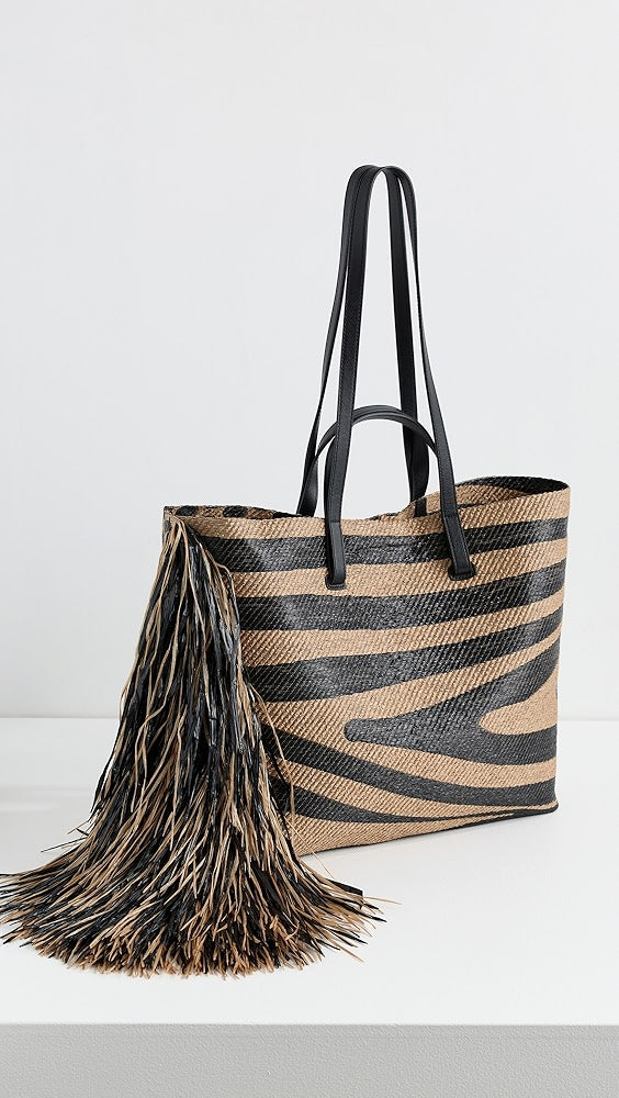 Ulla Johnson Lali Grand cabas en raphia