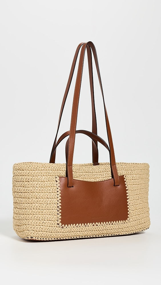 Sac fourre-tout en raphia Ulla Johnson Lali