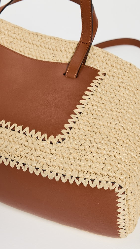 Sac fourre-tout en raphia Ulla Johnson Lali