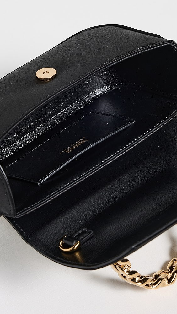 Mini sac à main en satin Versace