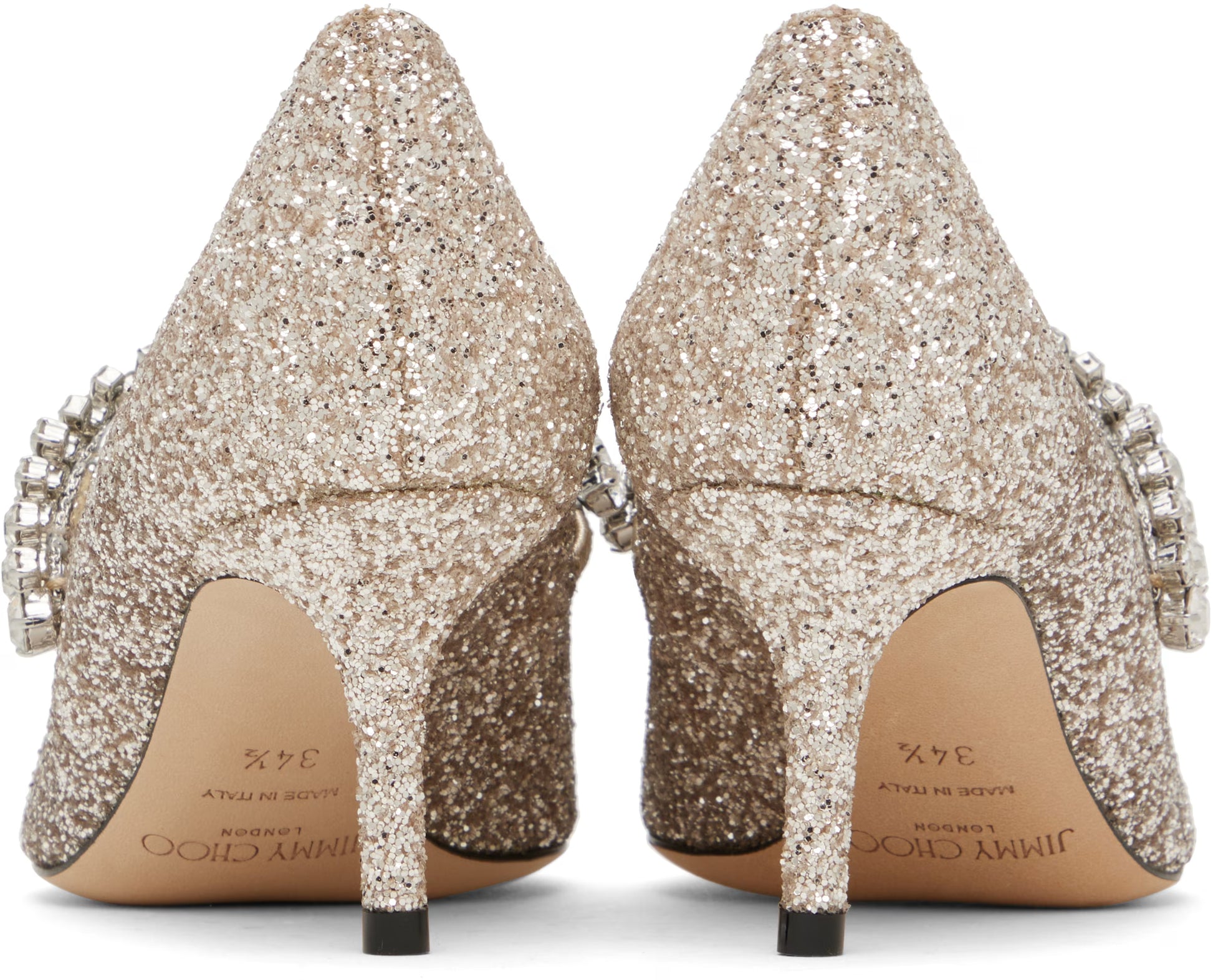 JIMMY CHOO Gold Bing Pump 65 Heels