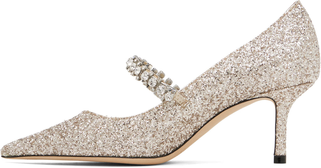 JIMMY CHOO Gold Bing Pump 65 Heels