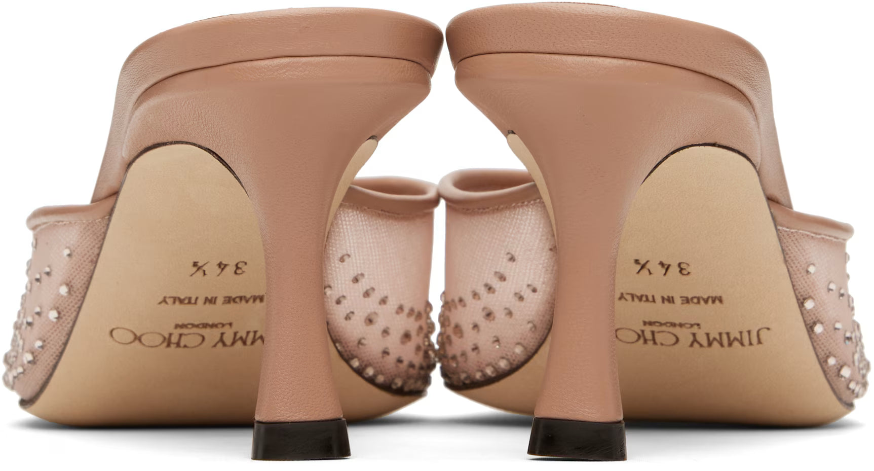 Jimmy Choo Pink Vivi 65 Mules