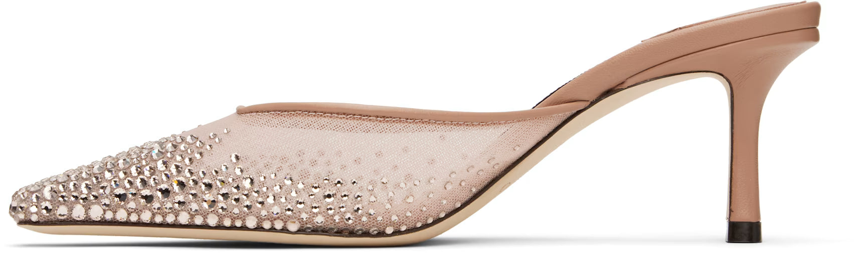 Jimmy Choo Pink Vivi 65 Mules