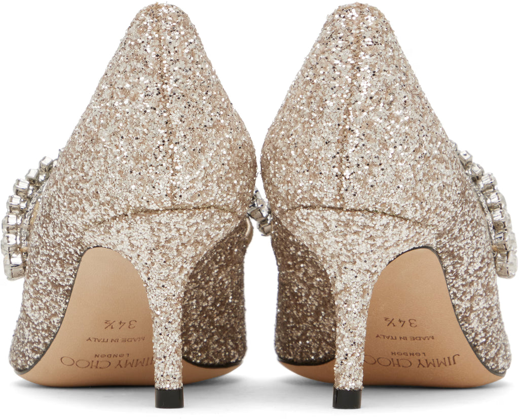 JIMMY CHOO Gold Bing Pump 65 Heels